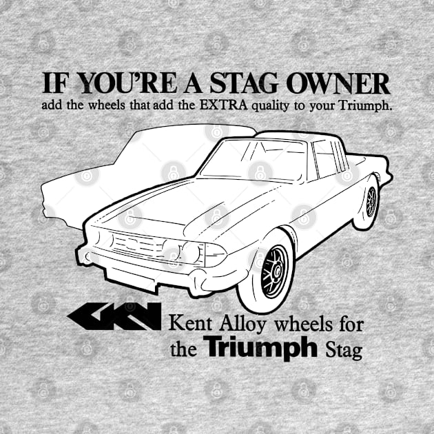 TRIUMPH STAG - advert by Throwback Motors